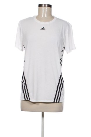 Γυναικείο t-shirt Adidas, Μέγεθος S, Χρώμα Λευκό, Τιμή 14,00 €