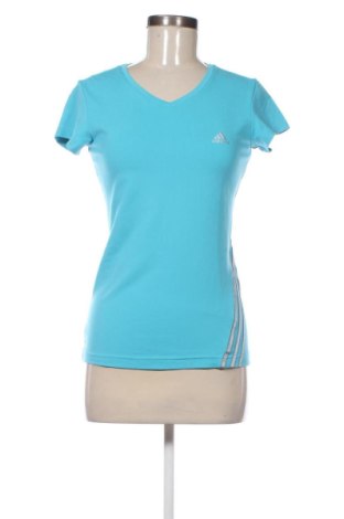 Damen T-Shirt Adidas, Größe S, Farbe Blau, Preis 17,99 €