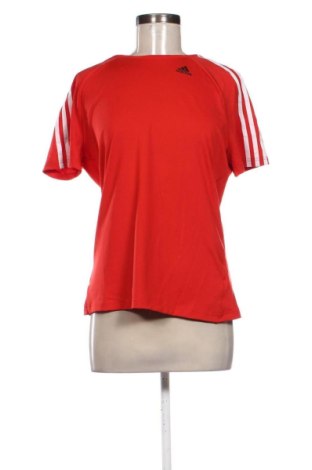 Γυναικείο t-shirt Adidas, Μέγεθος L, Χρώμα Κόκκινο, Τιμή 16,99 €
