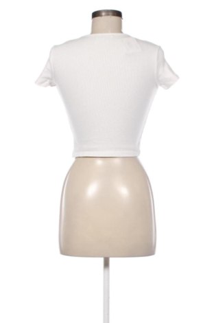 Damen T-Shirt Bershka, Größe M, Farbe Weiß, Preis 4,95 €