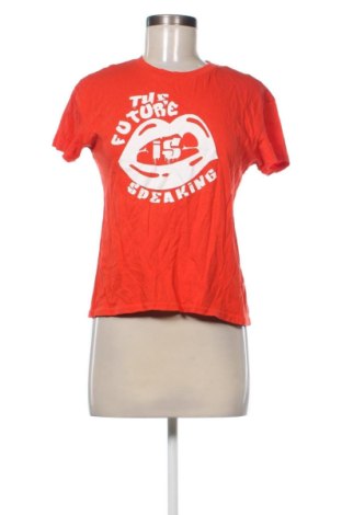 Damen T-Shirt Bershka, Größe S, Farbe Rot, Preis 9,00 €
