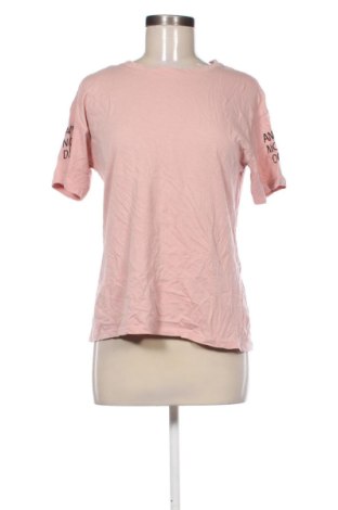 Damski T-shirt Bershka, Rozmiar L, Kolor Różowy, Cena 48,23 zł, #136653346