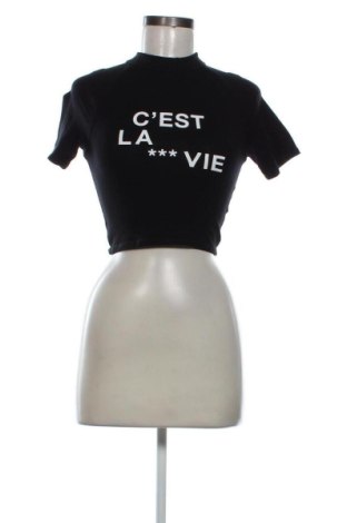 Γυναικείο t-shirt C&A, Μέγεθος XS, Χρώμα Μαύρο, Τιμή 8,68 €, #136679154