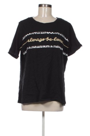 Γυναικείο t-shirt Canda, Μέγεθος XL, Χρώμα Μαύρο, Τιμή 10,99 €