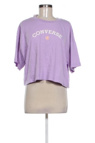 Damen T-Shirt Converse, Größe XL, Farbe Lila, Preis € 18,99