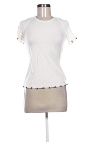 Γυναικείο t-shirt Armani Jeans, Μέγεθος M, Χρώμα Εκρού, Τιμή 34,87 €, #136662721