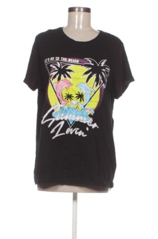 Γυναικείο t-shirt Fb Sister, Μέγεθος XXL, Χρώμα Μαύρο, Τιμή 10,99 €