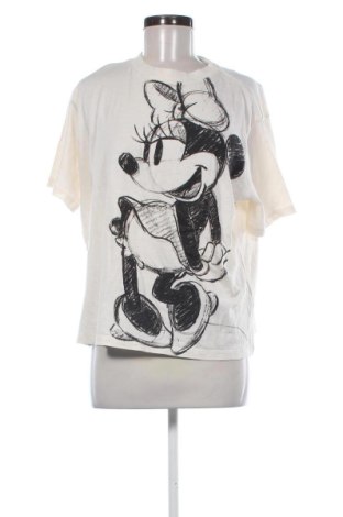 Damski T-shirt H&M, Rozmiar XL, Kolor ecru, Cena 45,99 zł