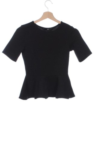 Γυναικείο t-shirt H&M, Μέγεθος XS, Χρώμα Μαύρο, Τιμή 8,63 €, #136651490