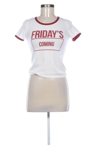 Γυναικείο t-shirt H&M Divided, Μέγεθος S, Χρώμα Λευκό, Τιμή 8,63 €, #136655038