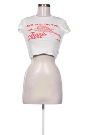 Tricou de femei H&M Divided, Mărime XS, Culoare Ecru, Preț 42,99 Lei, #136665314
