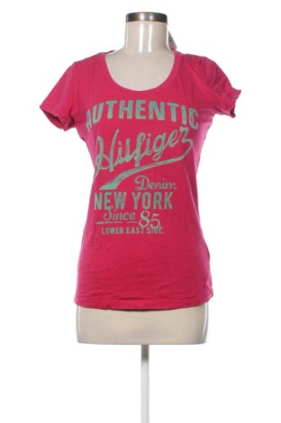 Damski T-shirt Hilfiger Denim, Rozmiar L, Kolor Czerwony, Cena 93,00 zł, #136658790