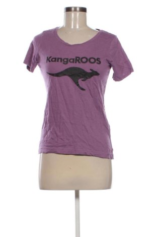 Damen T-Shirt Kangaroos, Größe S, Farbe Lila, Preis 11,99 €