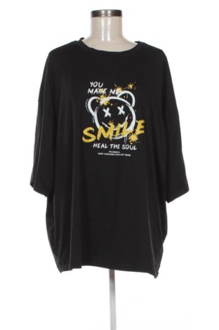 Γυναικείο t-shirt Manfinity, Μέγεθος XXL, Χρώμα Μαύρο, Τιμή 11,99 €