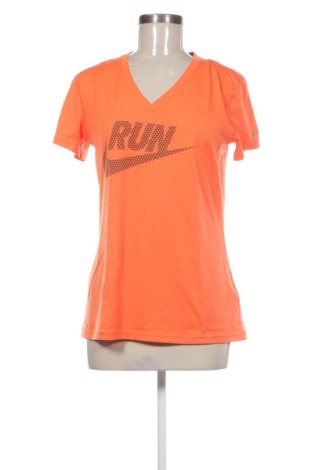 Γυναικείο t-shirt Nike, Μέγεθος M, Χρώμα Πορτοκαλί, Τιμή 16,99 €