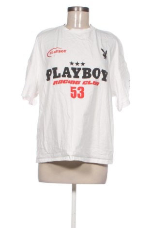 Dámske tričko Playboy x Missguided, Veľkosť M, Farba Biela, Cena  8,77 €, #136668915