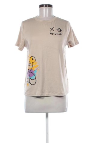 Damski T-shirt SHEIN, Rozmiar S, Kolor Beżowy, Cena 48,23 zł