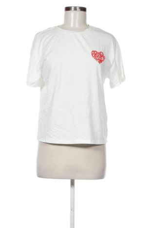 Γυναικείο t-shirt SHEIN, Μέγεθος M, Χρώμα Λευκό, Τιμή 10,99 €