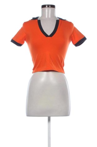 Tricou de femei Sinsay, Mărime S, Culoare Portocaliu, Preț 82,63 Lei, #136645581