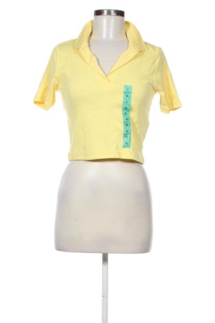 Tricou de femei Sinsay, Mărime XL, Culoare Galben, Preț 82,63 Lei, #136646412