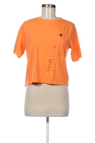 Damski T-shirt Sinsay, Rozmiar XS, Kolor Pomarańczowy, Cena 76,73 zł, #136653085