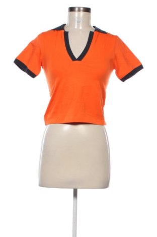 Tricou de femei Sinsay, Mărime M, Culoare Portocaliu, Preț 74,65 Lei, #136656220