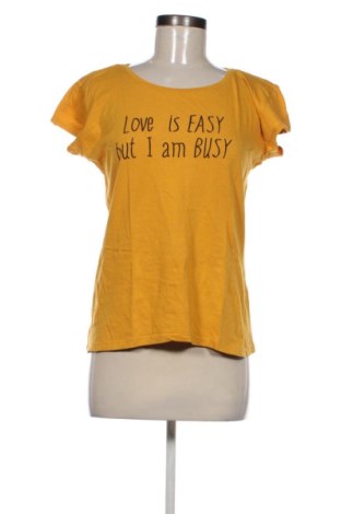 Γυναικείο t-shirt Sinsay, Μέγεθος M, Χρώμα Κίτρινο, Τιμή 8,99 €, #136667435