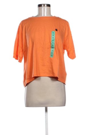 Damski T-shirt Sinsay, Rozmiar XL, Kolor Pomarańczowy, Cena 76,73 zł, #136681874