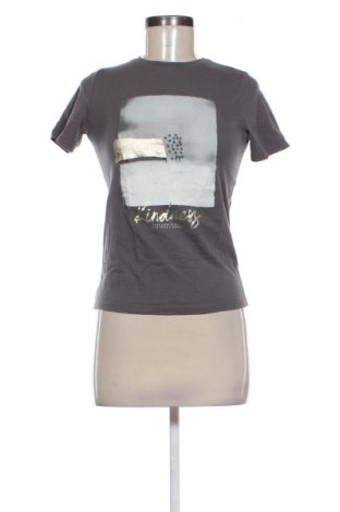 Дамска тениска Stradivarius, Размер XS, Цвят Сив, Цена 9,00 €