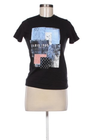 Damski T-shirt Stradivarius, Rozmiar S, Kolor Czarny, Cena 48,23 zł, #136649097