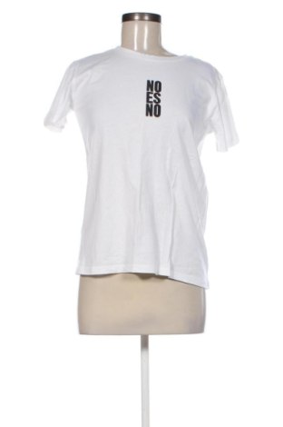 Damen T-Shirt Stradivarius, Größe M, Farbe Weiß, Preis € 12,00, #136663412
