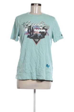 Damen T-Shirt Superdry, Größe M, Farbe Grün, Preis 11,99 €