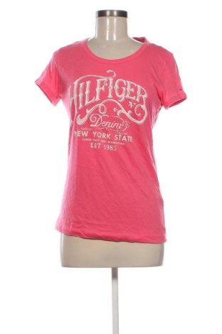 Γυναικείο t-shirt Tommy Hilfiger, Μέγεθος M, Χρώμα Ρόζ , Τιμή 20,99 €