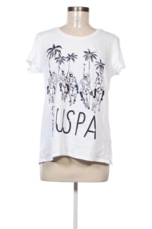 Damen T-Shirt U.S. Polo Assn., Größe L, Farbe Weiß, Preis 17,99 €