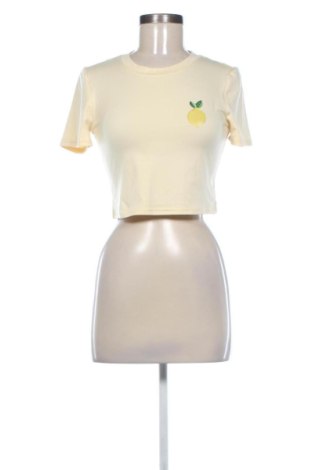 Γυναικείο t-shirt Unbranded, Μέγεθος S, Χρώμα Κίτρινο, Τιμή 8,69 €