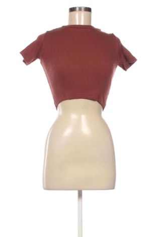 Damski T-shirt Unbranded, Rozmiar XXS, Kolor Brązowy, Cena 46,25 zł