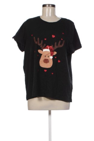Дамска тениска Vero Moda, Размер XXL, Цвят Черен, Цена 7,66 €