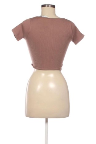 Дамска тениска Zara, Размер XS, Цвят Кафяв, Цена 18,00 €