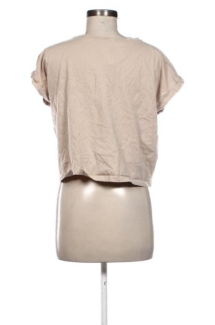 Damski T-shirt Zara, Rozmiar M, Kolor Beżowy, Cena 32,15 zł
