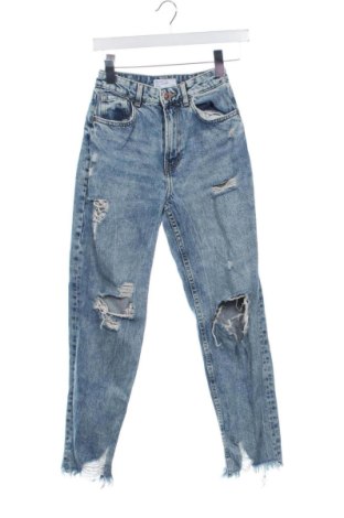 Дамски дънки Bershka, Размер XXS, Цвят Син, Цена 24,38 €