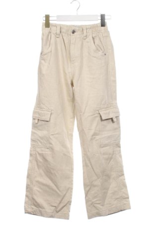 Дамски дънки Bershka, Размер XS, Цвят Бежов, Цена 15,33 €