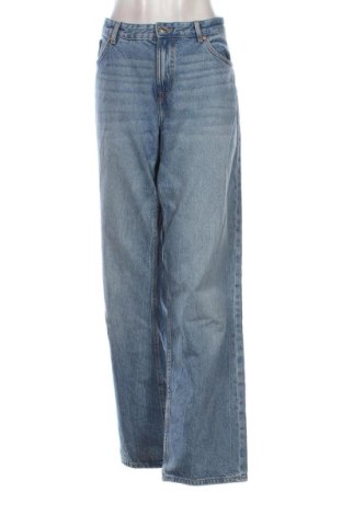 Blugi de femei Bershka, Mărime XL, Culoare Albastru, Preț 91,99 Lei