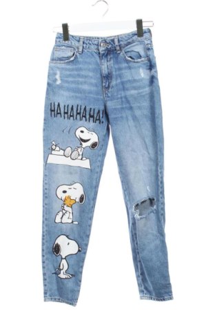 Дамски дънки Bershka, Размер XS, Цвят Син, Цена 14,77 €
