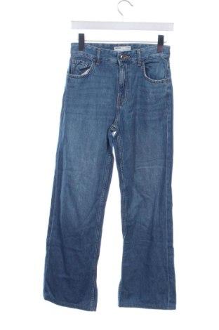 Дамски дънки Bershka, Размер XS, Цвят Син, Цена 15,00 €, #136655666