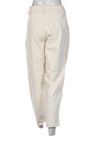 Blugi de femei Bershka, Mărime S, Culoare Ecru, Preț 77,00 Lei, #136658405