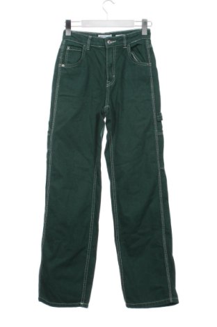 Damskie jeansy Bershka, Rozmiar XS, Kolor Zielony, Cena 80,99 zł, #136665771