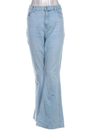 Damskie jeansy Bershka, Rozmiar XL, Kolor Niebieski, Cena 100,02 zł, #136669006