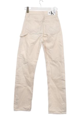 Blugi de femei Calvin Klein Jeans, Mărime XXS, Culoare Ecru, Preț 494,99 Lei