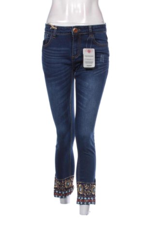Damskie jeansy Desigual, Rozmiar S, Kolor Niebieski, Cena 471,55 zł, #136668566