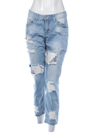 Damskie jeansy M.Sara, Rozmiar L, Kolor Niebieski, Cena 80,38 zł